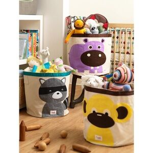 3 Sprouts Racoon Baby Toys Storage Bin